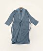 Picture of Koza Home Likya 100% Cotton Single Blue Dowry Bathrobe 1041A L-XL