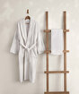Picture of Koza Home Likya 100% Cotton White Dowry Bathrobe Set of 2 1 Bathrobe 1 Towel 1054A SM