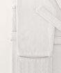 Picture of Koza Home Likya 100% Cotton White Dowry Bathrobe Set of 2 1 Bathrobe 1 Towel 1054A SM