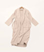 Picture of Koza Home Likya 100% Cotton Salmon Dowry Bathrobe Set of 2 1 Bathrobe 1 Towel 1052A L-XL