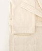 Picture of Koza Home Likya 100% Cotton Cream Dowry Bathrobe Set of 2 1 Bathrobe 1 Towel 1053A L-XL