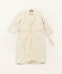 Picture of Koza Home Likya 100% Cotton Cream Dowry Bathrobe Set of 2 1 Bathrobe 1 Towel 1053A L-XL