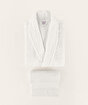 Picture of Koza Home Likya 100% Cotton Green-White 4-Piece Dowry Family Bathrobe and Towel Set 2 Bathrobes 2 Towels 1060A Standard