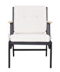 Picture of Koza Home Mist Beige Single Garden Chair Black Skeleton 6001 Single