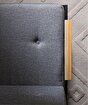 Picture of Koza Home Mist Gray Single Garden Chair Black Skeleton 6003 Single