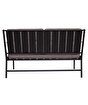 Picture of Koza Home Mist Brown Double Garden Chair Black Frame 6006 Double