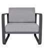 Picture of Koza Home Nea Single Gray Garden Chair Anthracite Frame 7003 Single