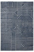 Picture of Koza Halı Lykke Blue Carpet Rug Living Room Bedroom Hallway Machine Carpet 65224B 80 x 150