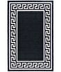 Picture of Koza Carpet Koza Premium Pearl Black Cream Carpet Living Room Bedroom Hallway Machine Made Carpet 51327H 160 x 230