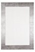 Picture of Koza Carpet Koza Hayad Çırağan Gray Carpet 46325G Living Room Sitting Room Bedroom Corridor Machine Carpet 80 x 150