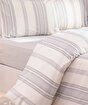 Picture of Koza Home Viento Duvet Cover Set Cotton Gray Anthracite Striped Anthracite Single 160x220 9503A Single