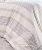 Picture of Koza Home Viento Duvet Cover Set Cotton Gray Anthracite Striped Anthracite Single 160x220 9503A Single
