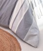 Picture of Koza Home Viento Duvet Cover Set Cotton Gray Anthracite Piece Gray Double 200x220 9513A Double