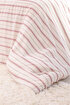 Picture of Koza Home Viento Duvet Cover Set Cotton Claret Coffee Striped Double 200x220 9522A Double