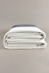 Picture of Koza Home Twin Blanket Soft Cotton Double Blanket Anthracite Cream 200 x 220 5013A Double