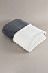 Picture of Koza Home Twin Blanket Soft Cotton Double Blanket Anthracite Cream 200 x 220 5013A Double