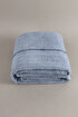 Picture of Koza Home Twin Blanket Soft Cotton Single Blanket Blue Cream 150 x 200 5015A Single