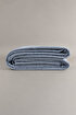 Picture of Koza Home Twin Blanket Soft Cotton Double Blanket Blue Cream 200 x 220 5019A Double