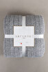Picture of Koza Home Twin Blanket Soft Cotton Double Blanket Anthracite Cream 200 x 220 5022A Double