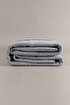 Picture of Koza Home Twin Blanket Soft Cotton Double Blanket Anthracite Cream 200 x 220 5022A Double