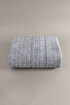 Picture of Koza Home Twin Blanket Soft Cotton Double Blanket Anthracite Cream 200 x 220 5022A Double