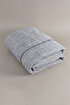 Picture of Koza Home Twin Blanket Soft Cotton Double Blanket Anthracite Cream 200 x 220 5022A Double