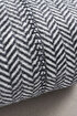 Picture of Koza Home Twin Blanket Soft Cotton Double Blanket Anthracite Cream 200 x 220 5022A Double