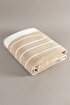 Picture of Koza Home Twin Blanket Soft Cotton Single Blanket Coffee Cream 150 x 200 5024A Single
