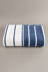 Picture of Koza Home Twin Blanket Soft Cotton Double Blanket Blue Cream 200 x 220 5027A Double