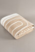 Picture of Koza Home Twin Blanket Soft Cotton Double Blanket Coffee Cream 200 x 220 5028A Double