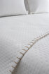 Picture of Koza Home Patara White Multi-Purpose 100% Cotton Double Bedspread 240x250 7505A Double