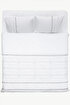 Picture of Koza Home Farayla Ethnic Patterned Gray 100% Cotton Single Duvet Cover Set 170x220 7510A Single
