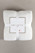 Picture of Koza Home Twin Soft Cotton Single Blanket Blue Cream 150 x 200 5005A Single