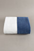 Picture of Koza Home Twin Soft Cotton Single Blanket Blue Cream 150 x 200 5005A Single