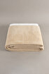 Picture of Koza Home Twin Soft Cotton Single Blanket Coffee Cream 150 x 200 5006A Single