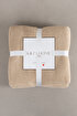 Picture of Koza Home Twin Soft Cotton Single Blanket Coffee Blue 150 x 200 5008A Single