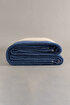 Picture of Koza Home Twin Soft Cotton Single Blanket Coffee Blue 150 x 200 5008A Single