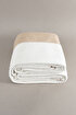 Picture of Koza Home Twin Soft Cotton Double Blanket Coffee Cream 200 x 220 5010A Double
