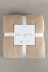 Picture of Koza Home Twin Soft Cotton Double Blanket Coffee Blue 200 x 220 5012A Double