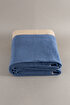 Picture of Koza Home Twin Soft Cotton Double Blanket Coffee Blue 200 x 220 5012A Double