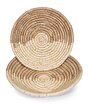 Koza Home Meander Natural Bambu Afrikan El Yapımı Duvar Tabağı Dekoru 45cmx9cm 8810 45 x 9 resmi
