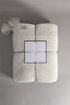 Picture of Koza Home Miel Cream Double Blanket with Pom Pom Edge 200x220 37100 Double