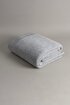 Picture of Koza Home Miel Gray Edge Pom Pom TV Blanket 130x170 37107 130 x 170