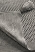 Picture of Koza Home Miel Mink Edge Pompom Double Blanket 200x220 37110 Double