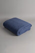 Picture of Koza Home Miel Indigo Edge Pompom Double Blanket 200x220 37115 Double