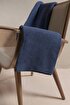 Picture of Koza Home Miel Indigo Edge Pom Pom Single Blanket 160x220 37116 Single