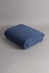 Picture of Koza Home Miel Indigo Edge Pom Pom Single Blanket 160x220 37116 Single