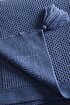 Picture of Koza Home Miel Indigo Edge Pom Pom Single Blanket 160x220 37116 Single