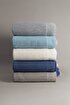 Picture of Koza Home Miel Indigo Edge Pom Pom Single Blanket 160x220 37116 Single