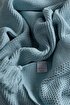 Picture of Koza Home Miel Blue Edge Pom Pom TV Blanket 130x170 37122 130 x 170